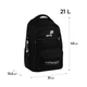 Рюкзак для подростка (городской) Kite Education Teens Different, для мальчиков, черный (K26-1019L-2) - изображение 3