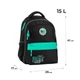 Рюкзак шкільний ортопедичний GoPack Education New Level, для хлопчиків, чорний (GO26-182M-8) - зображення 8
