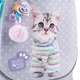 Рюкзак школьный полукаркасный ортопедический для первоклассника Kite Education Studio Pets, для девочек, серый (SP26-724S) - изображение 13