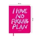Планер Orner I have no fucking plan, розовый (orner-3267) - изображение 10