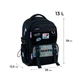 Рюкзак шкільний ортопедичний Kite Education Monster High, для дівчаток, чорний (MH26-1022M) - зображення 10
