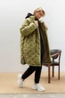 Жіноча тепла демісезонна oversize куртка-сорочка з плащівки Seventeen XXL-3XL Зелений (2000000183602) - изображение 2