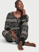 Термо піжама Black Fair Isle Victoria's Secret XS Чорна (26561459) - зображення 2