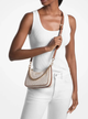Сумка жіноча кросбоді MICHAEL KORS Jet Set Signature Logo Convertible Crossbody Bag 35F5GTVC0B VANILLA молочна з коричневим - зображення 1