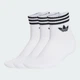 Три пары носков 3-Stripes Ankle Socks adidas JV7435 (40-42) белый (4068807895690) - изображение 2