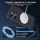 Чехол Carbon Shield with Ring для Xiaomi Poco X8 Pro Max с поддержкой беспроводной зарядки black - изображение 2