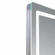 Зеркало Qtap Mideya (MI2) 1000х800 с часами, с LED-подсветкой Touch, с антизапотеванием, диммером, рег. яркости - изображение 4