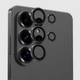 Защитное стекло с рамкой CD Pattern на заднюю камеру для Samsung Galaxy S26 Ultra 5G black - изображение 1