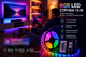 Гнучка світлодіодна стрічка RGB USB 15м / Стрічка на USB на монітор, меблі + пульт / LED стрічка від павербанку - зображення 3
