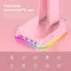 Держатель наушников Onikuma ST-2, RGB, Gaming, 3USB, AUX, 1.5m, pink - изображение 9