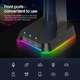Держатель наушников Onikuma ST-2, RGB, Gaming, 3USB, AUX, 1.5m, black - изображение 7