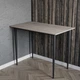 Стол универсальный Prime Ferrum-decor 750x1200x600 Черный металл ДСП Дуб Кремона Канолло 16 мм (PRAIM13) - изображение 3