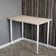 Стол универсальный Prime Ferrum-decor 750x1400x700 Белый металл ДСП Дуб Сонома 16 мм (PRAIME54) - изображение 3