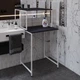 Стелаж полку Бафрум 402 Ferrum-decor для пральної машини 133,5x70,5x60,5 Білий метал ДСП Каштан Арвадонна 16 мм (BED42208) - зображення 1