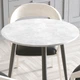 Стол круглый OPTIMA 3 ноги на конус Ferrum-decor 750x670x670 Черный металл ДСП Бетон 16 мм (OPTIM3007) - изображение 5