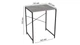 Стелаж полку Бафрум 401 Ferrum-decor для пральної машини 90x70,5x60,5 Чорний метал ДСП Бетон 16 мм (BED40100) - зображення 3