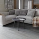 Стол журнальный круглый OPTIMA 2 ноги на конус Ferrum-decor 450x670x670 Черный металл ДСП Каштан Арвадонна 16 мм (OPTIM2203) - изображение 3