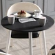 Стол круглый OPTIMA 3 ноги на конус Ferrum-decor 750x670x670 Белый металл ДСП Дуб Каштан Арвадонна 16 мм (OPTIM3308) - изображение 2