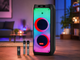 Портативная акустическая система ZXX-5590 100W (2х10" динамика) с Bluetooth, LED-подсветкой и 2 беспроводными микрофонами, автономная караоке-колонка - изображение 2