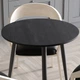 Стол круглый OPTIMA 3 ноги на конус Ferrum-decor 750x670x670 Черный металл ДСП Дуб Каштан Арвадонна 16 мм (OPTIM3303) - изображение 3