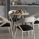 Стол круглый OPTIMA 4 ноги на конус Ferrum-decor 750x670x670 Черный металл ДСП Дуб Кремона Торро 16 мм (OPTIM4405) - изображение 3