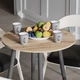 Стол круглый OPTIMA 4 ноги на конус Ferrum-decor 750x670x670 Черный металл ДСП Дуб Сан-Марино 16 мм (OPTIM4001) - изображение 3