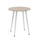 Стіл круглий OPTIMA 4 ноги на конус Ferrum-decor 750x670x670 Білий метал ДСП Дуб Сан-Марино 16 мм (OPTIM4009) - зображення 5