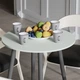 Стол круглый OPTIMA 4 ноги на конус Ferrum-decor 750x670x670 Черный металл ДСП Кашемир 16 мм (OPTIM4404) - изображение 5