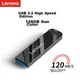 Флеш-память Lenovo SX1 128GB USB 3.2 Gunmetal - изображение 8