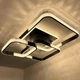Светильник LED потолочный LUMINARIA AKRILIKA SQUARE 130W 4S BLACK/CLEAR 220V IP20 люстра с пультом ДУ - изображение 3