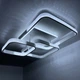 Светильник LED потолочный LUMINARIA AKRILIKA SQUARE 130W 4S WHITE/CLEAR 220V IP20 люстра с пультом ДУ - изображение 5