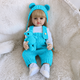 Реалистичная кукла Реборн 55 см полностью виниловая Doll Reborn Baby Born К0100323 - изображение 4