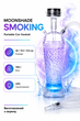Кальян портативный MOONSHADE SMOKING Portable Car Hookah акриловый портативный 32см синий - зображення 2
