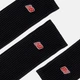 Черные носки New Balance Patch Logo 3p 35-38 (S) 23-25 см (LAS33763BK) - изображение 2