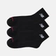Черные носки Ancle (3 пары) 35-38 (S) 23-25 см (LAS51303BK) - изображение 3