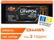 Акумулятор LogicPower LiFePO4 12,8V 230 Ah (2944Wh) (BMS 100A/100А) Пластик Smart BT (LP31170) - зображення 2