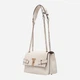 Сумка багет женская из искусственной кожи маленькая Guess Noelle Girlfriend Sa HWBG78-33210-OFF Off White (198659025526) - изображение 4