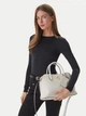 Сумка кросс-боди через плечо женская из искусственной кожи средняя Guess Patsie Top Handle Bu HWZG99-19060-OFF Off White (198659051297) - изображение 2