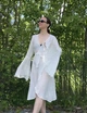 Пляжна накидка-халат на запах з поясом Honey Fashion Accessories S білий (6-97) - изображение 5
