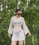 Літня пляжна туніка з рукавами-кльош Honey Fashion Accessories XL білий (6-99) - изображение 6