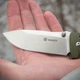 Ніж складаний Ganzo G720-G, сталь 440C, G10 зелені - зображення 3