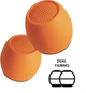 Портативная Bluetooth колонка Boompods Zero Orange Беспроводная мини акустика 10W Водонепроницаемая IPX6 с микрофоном и функцией с - изображение 4