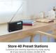 Портативний цифровий радіоприймач WOVTE DAB/DAB+/FM з Bluetooth акумуляторний кишеньковий міні приймач Чорний - зображення 5