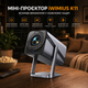 Міні-проектор iWIMIUS S29 30000 люмен Smart FHD 1080P портативний проектор з підтримкою 4K, Wi-Fi6 Bluetooth 50% зум 360° - зображення 1