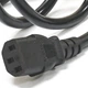 Кабель питания Kingda C13–CEE 7/7 Black 3 м сечение 3×1.5 мм² - изображение 3