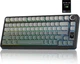 Ігрова механічна клавіатура AULA S75 Pro Чорна, 81 клавіша, RGB-підсвітка, бездротова, Hot Swap, 75%, механічна клавіатура для ПК - зображення 1