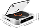Портативный CD-плеер Bluetooth-колонка Lyutiore KC918 аккумуляторный с FM-радио и пультом ДУ настенный дисплей - изображение 4