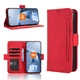 Чохол-книжка з кишеньками Deexe Wallet Stand для Xiaomi 17T - Red - зображення 8