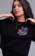 Жіноча футболка Лаванда, чорна розмір L-XL 110356332-54 - изображение 2