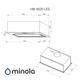 Витяжка Minola HBI 5025 I LED - зображення 10